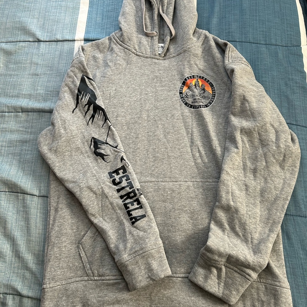 Serra De Estrela Hoodie, Men’s Gray Large